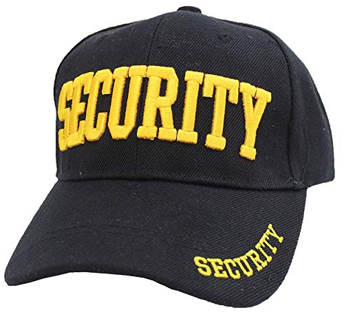 First Class Security Cap with ID On Front, Peak and Back (Gold Security ID) - Image 3