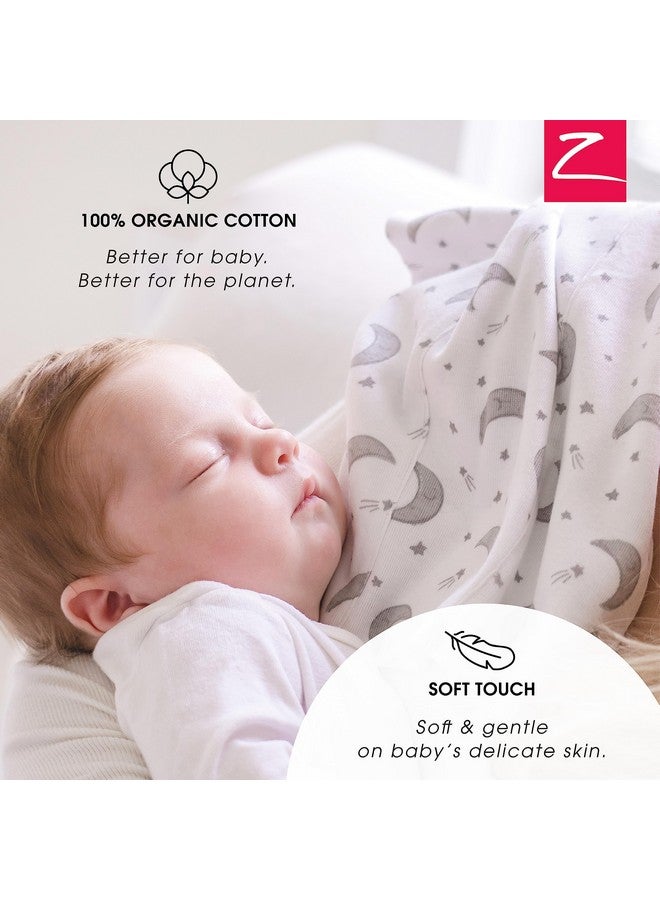 Zutano 5-Pack Organic Burp Cloths for Baby Girl & Boy, Large Cotton Burping Cloths for Babies | Absorbent Baby Spit-Up Rags | Gender Neutral Burp Clothes | Newborn Essentials, Pink Hearts - Image 3