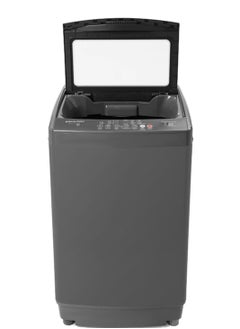 White Point White Point washing machine, top automatic, 12 kg, digital screen, diamond drum, hydraulic glass door, dark gray  - Image 5