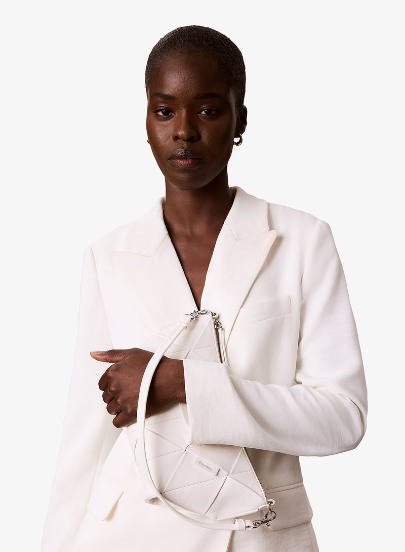 CALVIN KLEIN Patchwork Logo Tab Shoulder Bag - Image 3