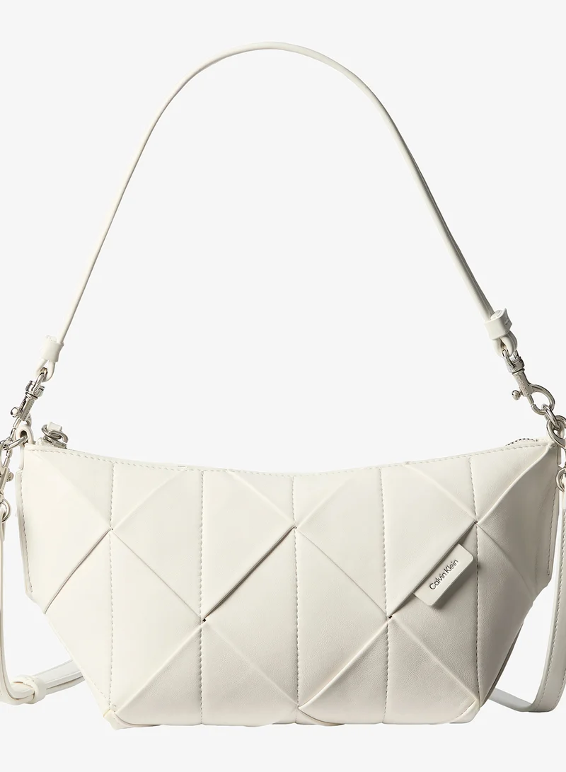Patchwork Logo Tab Shoulder Bag