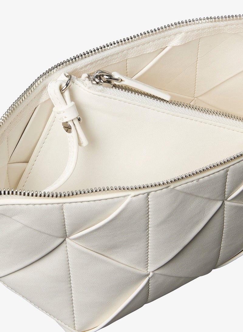 CALVIN KLEIN Patchwork Logo Tab Shoulder Bag - Image 2
