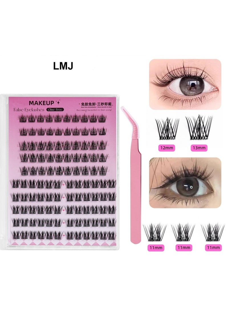 110 مجموعات من الرموش المجزأة ، مع الغراء الخاص بها ، يتم خلط النمطين ومطابقتهما لإنشاء عيون جميلة ، بحيث يتم تكبير العيون بشكل طبيعي وسهلة الارتداء وسريعة الإزالة. من السهل إنشاء شكل ساحر ، مقاوم للماء ، مقاوم للعرق ومقاوم للزيت ، لا تخاف من درجات الحرارة المرتفعة ، بحيث تكون مليئا بالطاقة والأرواح!يحتوي هذا المنتج على ملقط ولا يتطلب شراء إضافي. - Image 2