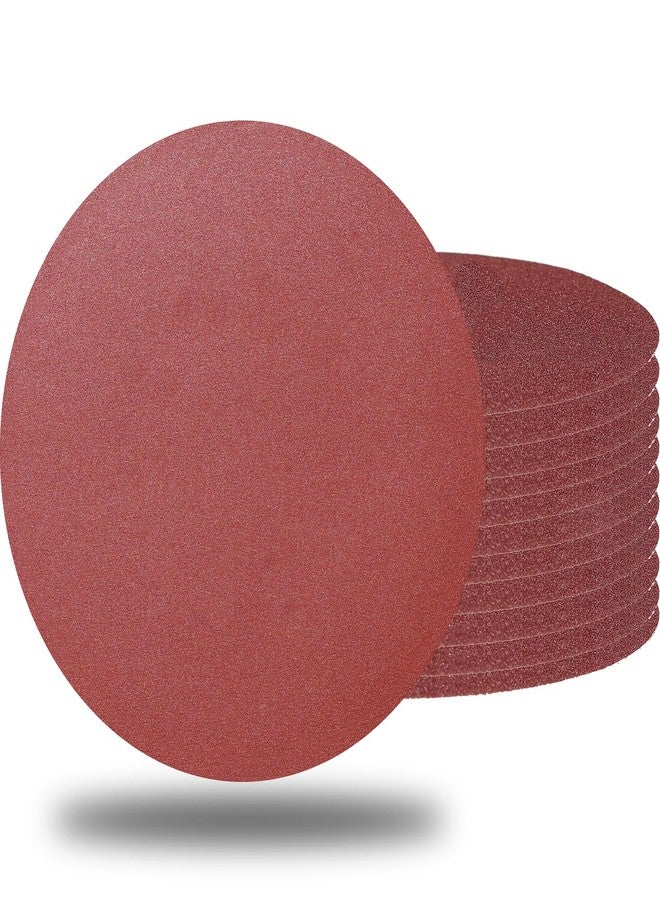 Tonmp 10 PCS 9 Inch 240 Grit Sanding Discs for Hand Radial Sander - 9" Round Hook & Loop Sandpaper for Hand Sanding Tool, Aluminum Oxide Sander Disc for Hand Drywall Power Sander (240 Grits) - Image 1