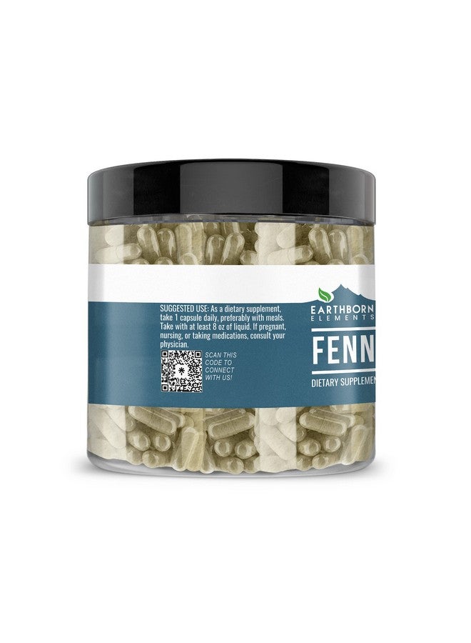 Earthborn Elements Fennel Seed 200 Capsules, Pure & Undiluted, No Additives - Image 2