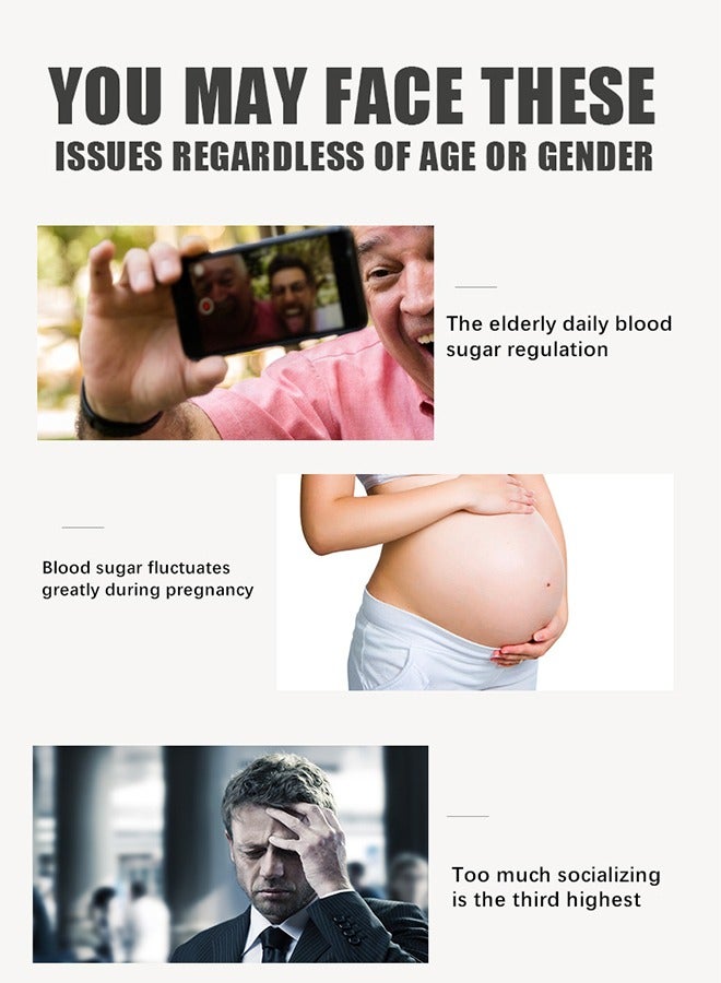 Ocean Blood Glucose Monitor, Portable Blood Sugar Test Kit, Large Display Digital, 1 Lancing Device, 50 Test Strips and 50 Blood Lancets, Accurate Blood Sugar Level Checker for Home and Travel - Image 3