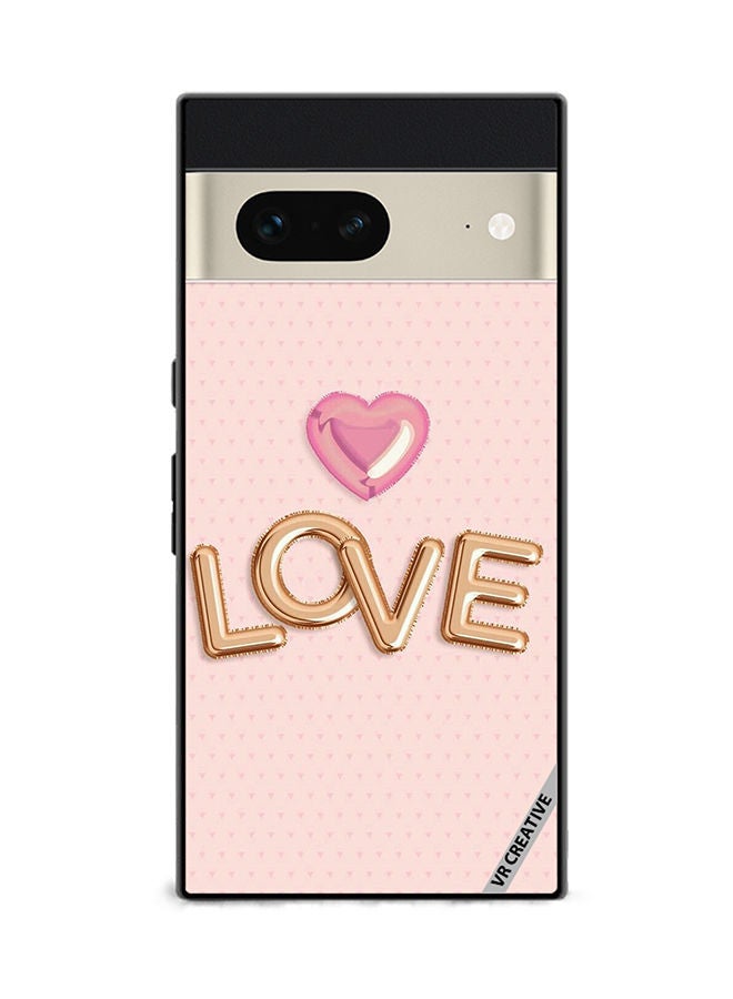 VR CREATIVE Protective Case Cover For Google Pixel 7 Heart And Love Design Multicolour - Image 1