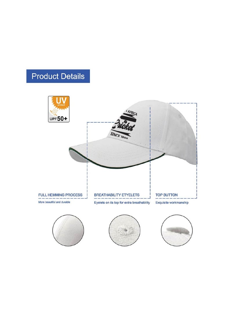 South Africa Sports Fans Cricket Cap - Metal Adjustable Buckle Closure Cap for Men and Women - South Africa Sports Cricket Caps for Fans - Unisex Cricket Cap for Sports Matches - pzsku/ZFD3A3001B0066AD57B88Z/45/_/1718343972/225dc1a9-ea60-49c4-a5d0-3a5808f1d93d