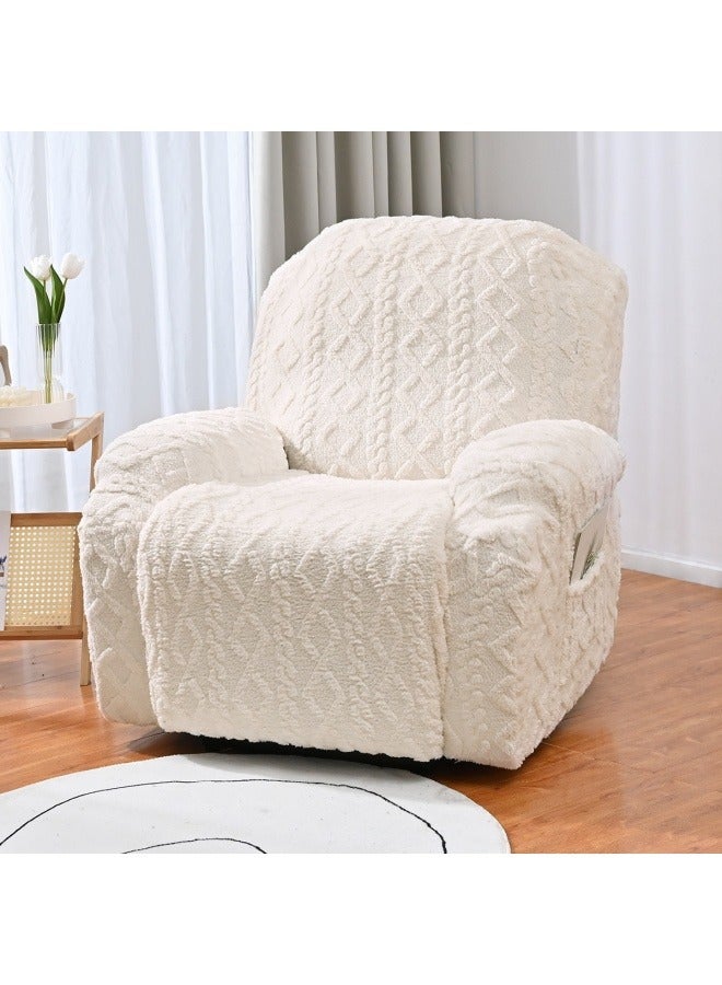 Stretch all-inclusive chaise longue cover rocking chair cover massage chair cover thickened jacquard twisted sofa cover