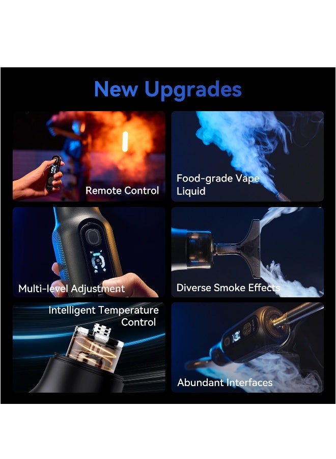 تيليسن آلة الضباب ، تأثير الضباب للتصوير، صانع ضباب محمول، مع جهاز تحكم عن بعد، مناسبة لتصوير الفيديو والحفلات. - Image 3