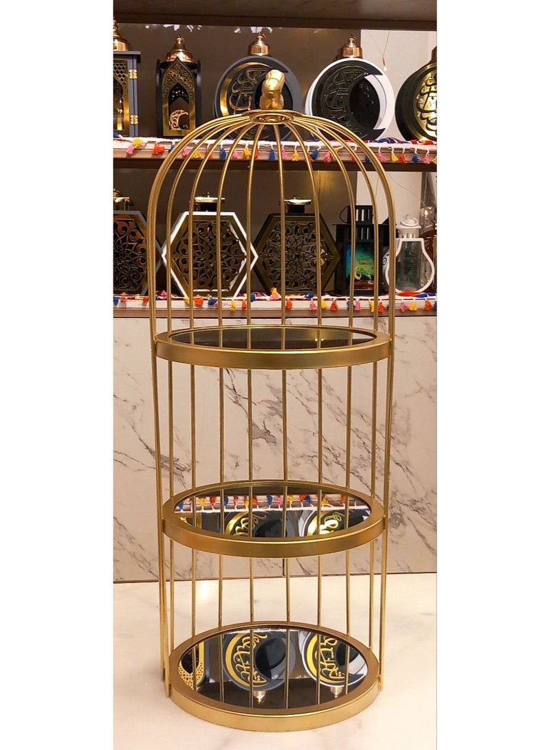 A Multi use Metal Holder Bird Shape -3 Levels - Image 1