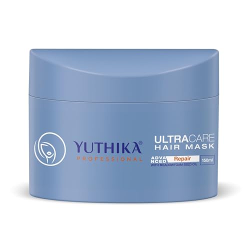 Yuthika Professional Ultra Care Hair Mask Advanced Repair Formula for Dry And Brittle Hairs with Deep Conditioning | Salon-Like Smooth Finish with Goodness of Meadowfoam Seed Oil - 150 ml | Spa Cream for Men and Women - Image 1