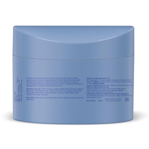 Yuthika Professional Ultra Care Hair Mask Advanced Repair Formula for Dry And Brittle Hairs with Deep Conditioning | Salon-Like Smooth Finish with Goodness of Meadowfoam Seed Oil - 150 ml | Spa Cream for Men and Women - Image 2