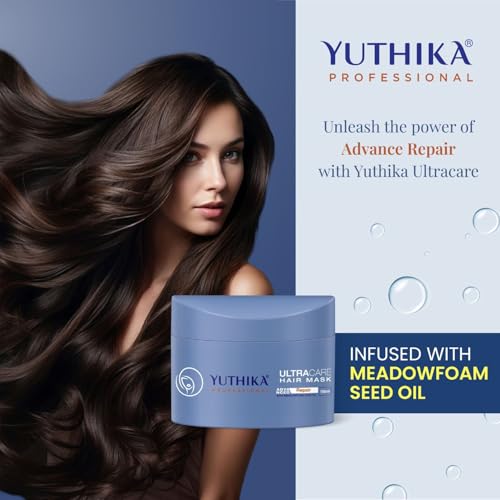Yuthika Professional Ultra Care Hair Mask Advanced Repair Formula for Dry And Brittle Hairs with Deep Conditioning | Salon-Like Smooth Finish with Goodness of Meadowfoam Seed Oil - 150 ml | Spa Cream for Men and Women - Image 4