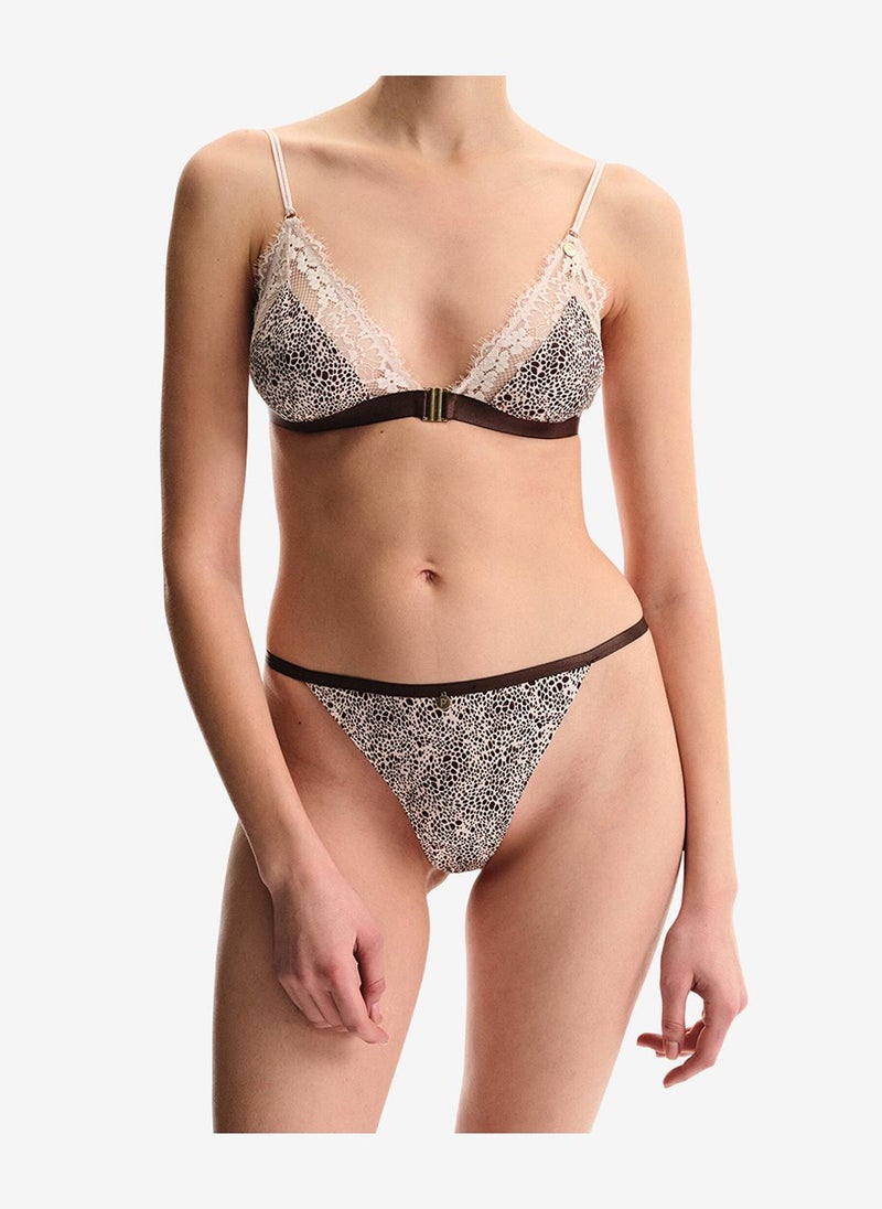 Penti Women Micro Lace Triangle Multicolour Wireless Bra - Image 5
