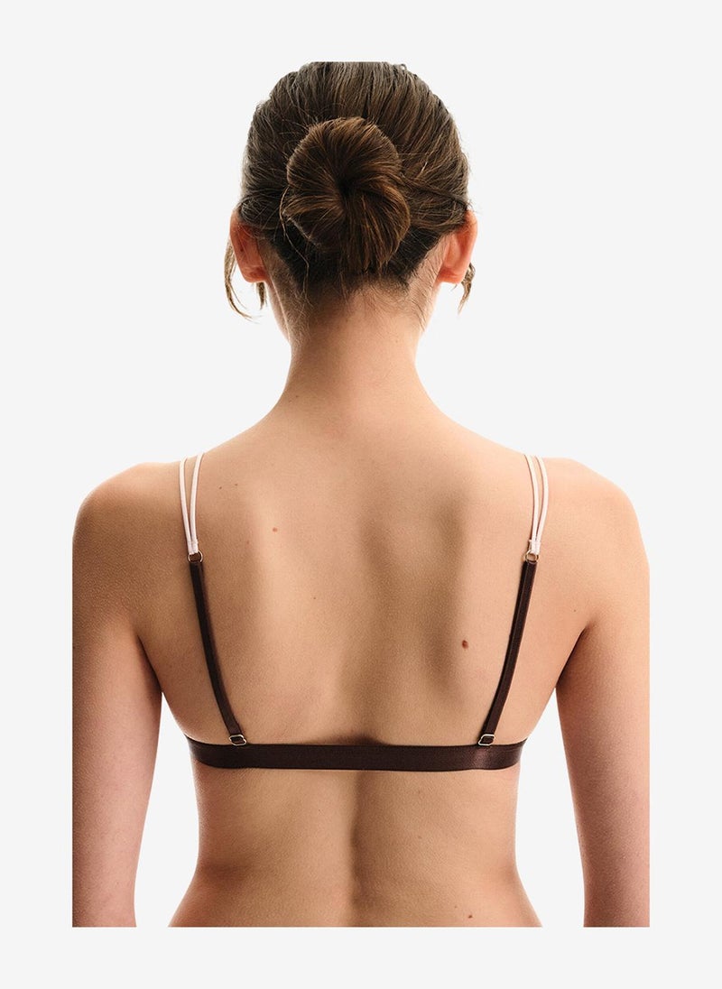 Penti Women Micro Lace Triangle Multicolour Wireless Bra - Image 2