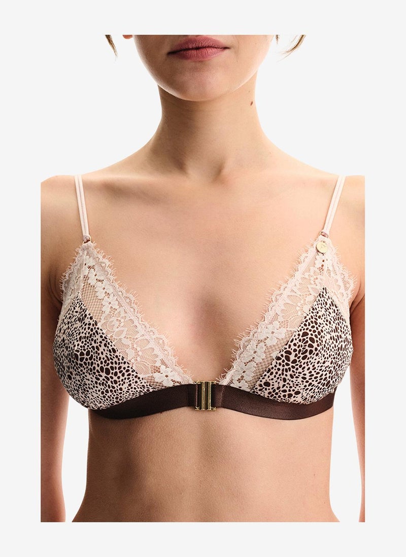 Penti Women Micro Lace Triangle Multicolour Wireless Bra - Image 3