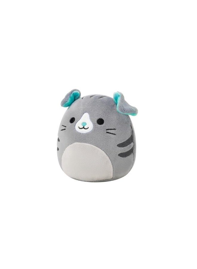 Squishmallows SQCR - Little Plush (5" Squishmallows) (Selly - Grey Scottish Fold Cat) - Image 2