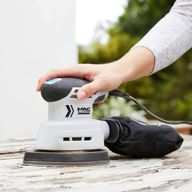 Mac Allister Msdls160 160W 220-240V Corded Detail Sander, White/Black - Image 2