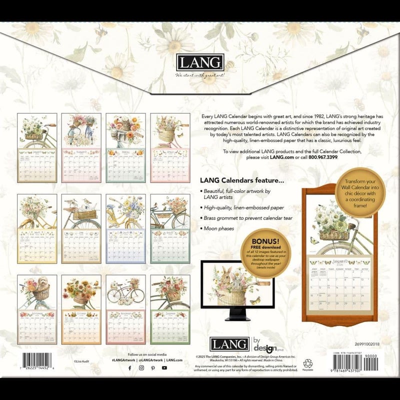 Lang, Beautiful Ride Special Edition 2026 Wall Calendar, 12.5'' X 14'', 12-Month Calendar with Stapled Binding - Image 2