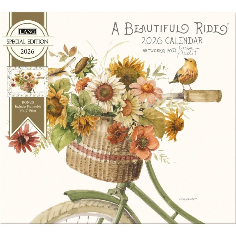 Lang, Beautiful Ride Special Edition 2026 Wall Calendar, 12.5'' X 14'', 12-Month Calendar with Stapled Binding - Image 1