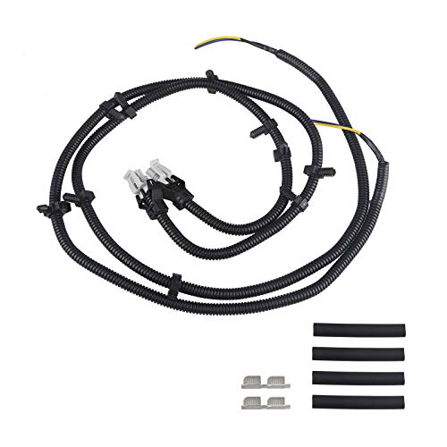 WMPHE 2 Pcs Front ABS Wheel Speed Sensor Wire Harness Pigtail Plug Compatible with Buick Cadillac STS Chevy Impala Monte Carlo Hummer Oldsmobile Pontiac Saturn 2000 to 2010, 10340314, 10340316, 970040 - Image 1