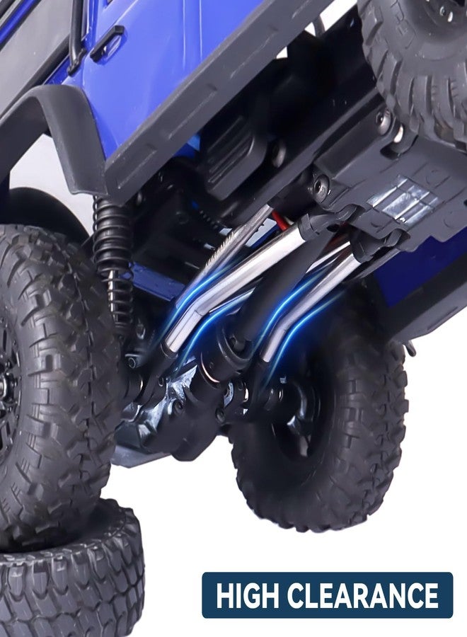 CrazyHobby High Clearance Links Stainless Steel Chassis Linkage Set for 1/18 Traxxas TRX4M Bronco Defender RC Crawler Upgrade Parts(8Pcs) - Image 4