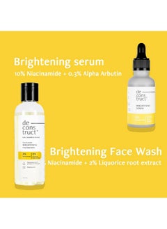 ديكونستركت مجموعة Clear & Bright: مصل للبقع الداكنة وغسول للوجه لتفتيح البشرة | مصل منقي (30 مل) وغسول لتفتيح الوجه | عبوة من قطعتين  - Image 2
