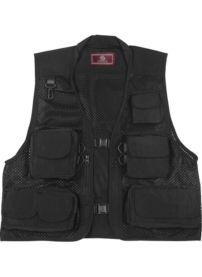 Generic Fishing Photography Vest Summer Multi Pockets Mesh Jackets Quick Dry Waistcoat M  - Image 1