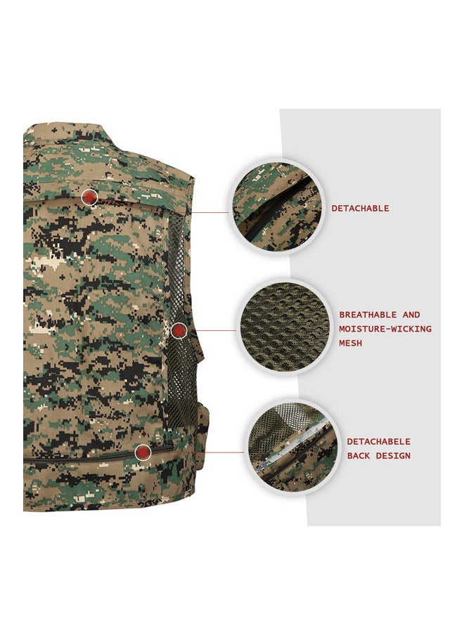 Generic Fishing Photography Vest Summer Multi Pockets Mesh Jackets Quick Dry Waistcoat M  - Image 3