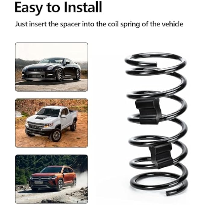 Khazna Heavy Duty Coil Spring Spacer Kit  Premium Coil Spring Lift Spacers For Vehicles Durable Coil Spring Spacers 1 To 15 8Pcs - Image 5
