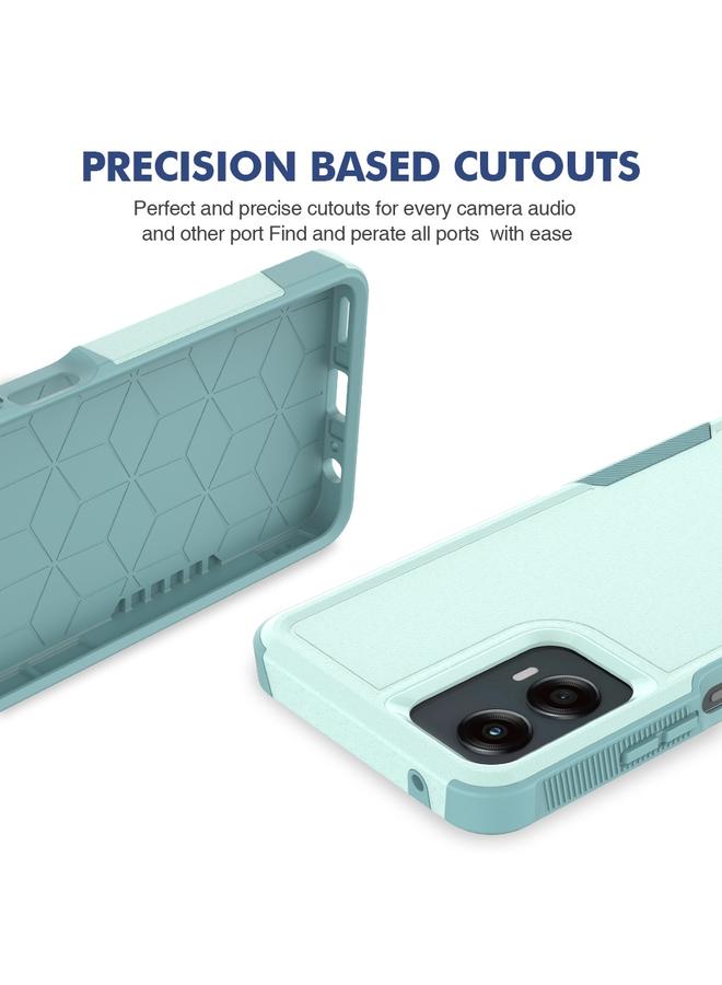 S-TOP Case For Motorola Moto G 5G 2024 2 in 1 PC + TPU Phone Case - Image 5