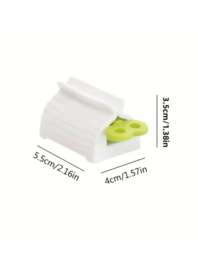 Blue Manual Toothpaste Squeezer Dispenser Roller For Bathroom Cosmetics - Image 3