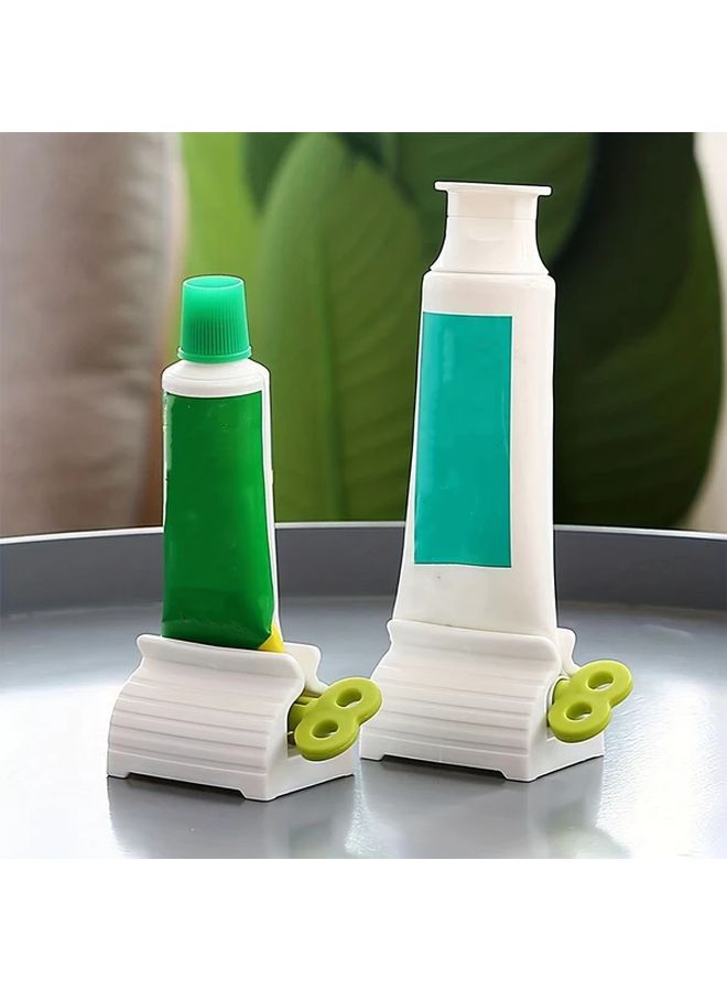Blue Manual Toothpaste Squeezer Dispenser Roller For Bathroom Cosmetics - Image 2
