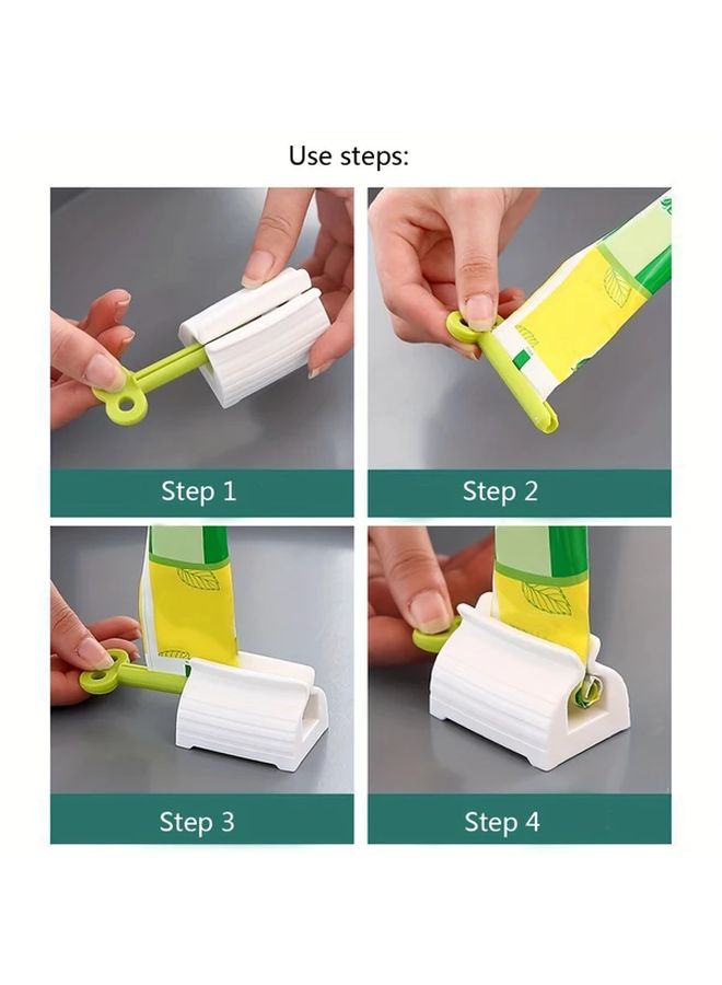 Blue Manual Toothpaste Squeezer Dispenser Roller For Bathroom Cosmetics - Image 5