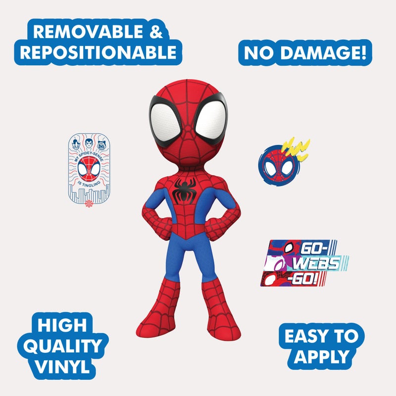 Wall Palz Marvel Spidey and His Amazing Friends Wall Decal - 24" Augmented Reality Spider-Man Bedroom Wall Decor Peel and Stick Vinyl Wall Stickers - Image 2