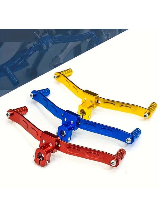 Black Aluminum Alloy Dual Shifter Universal Gear Lever Motorcycle Modification Accessory - Image 1