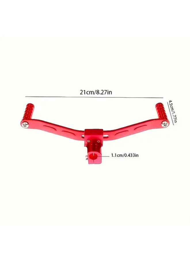 Black Aluminum Alloy Dual Shifter Universal Gear Lever Motorcycle Modification Accessory - Image 3