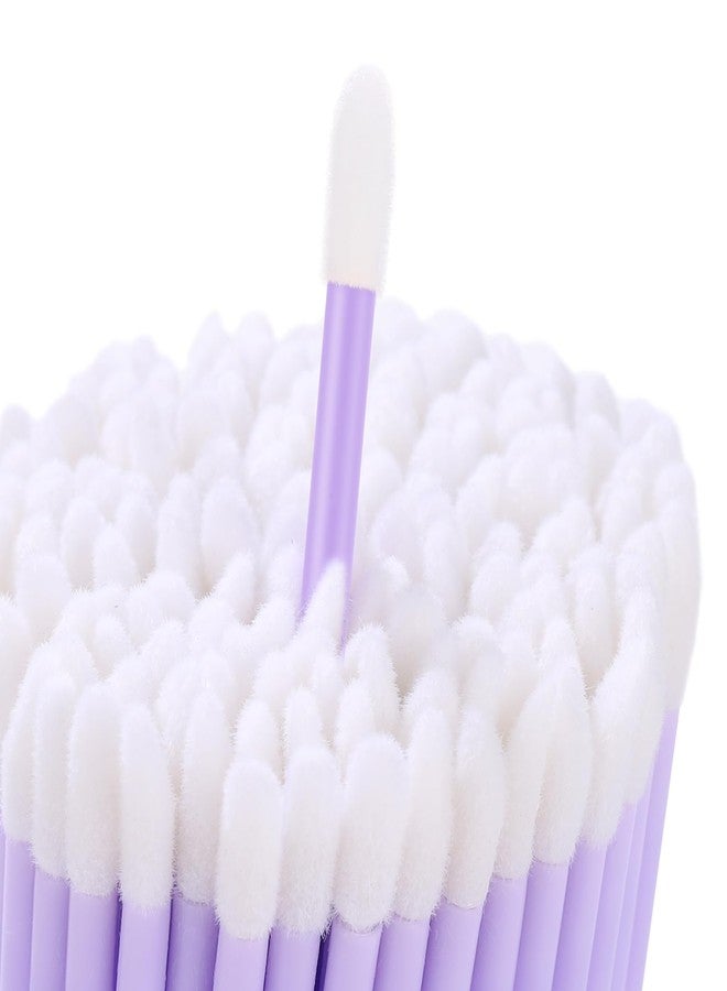 GEMSANVA 240 Pieces Disposable Lip Wands Lip Brushes,Lipstick Applicator Brushes Lip Gloss Wand,Soft Lint Free,Eyes & Lips Makeup Applicator Wands Tools（PURPLE） - Image 2