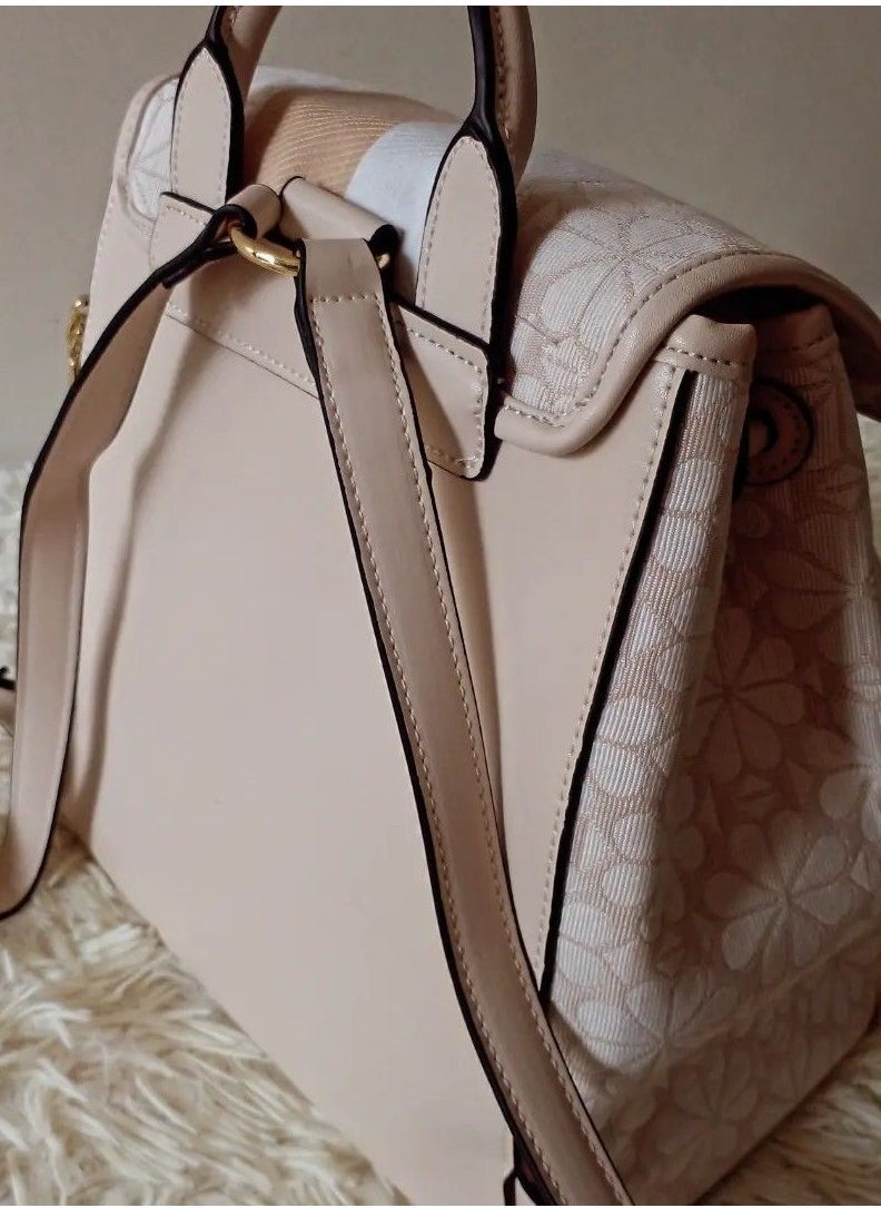 Kate Spade Kate Spade Spade Flower Jacquard Hearts Medium Flap Backpack - Image 5