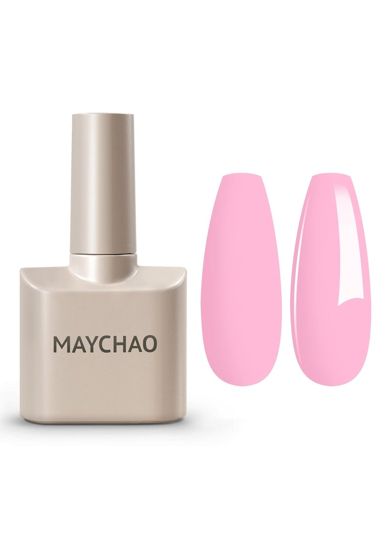 MAYCHAO - MAYCHAO 15ML Gel Nail Polish 1Pc Pink Gel Polish Soak Off UV LED Nail Lamp Curing Nail Polish Gel for Nail Art Manicure Salon DIY at Home, 0.5 OZ - Image 1