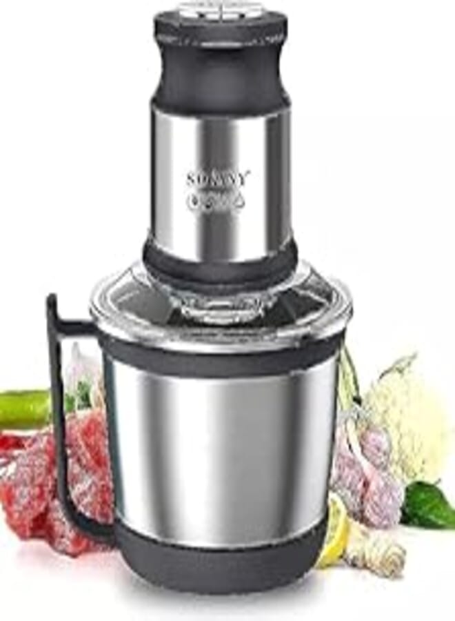 sokany Sokany Grinder/Chopper DOUBLE LAYER Stainless Bowl/3L/4Blade/ 800W (SK-7027) Silver SK-7027
