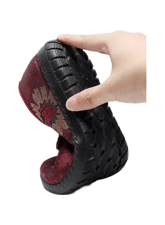 Weizhi Old Beijing Cloth Shoes Women'S Single Shoes Elderly Shoes Soft-Soled Mother Shoes Embroidered Chinese Style National Wind Slip-On Wz1031 38 - Image 3
