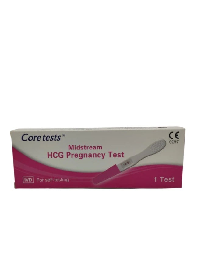 اختبار حمل HCG ميدستريم من كور تيستس، 1 قطعة