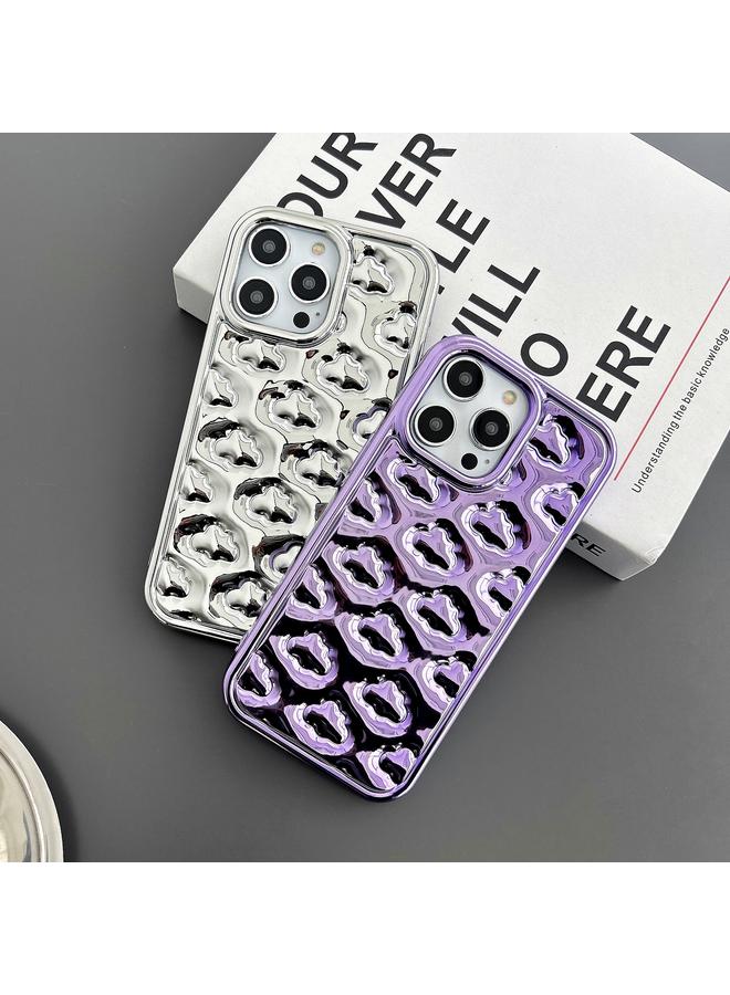 S-TOP Case For iPhone XS / X Cloud Texture Electroplated TPU Phone Case - Image 2