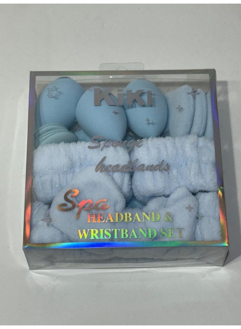 KIKI 14PCS/SET Cosmetic Puff Makeup Sponge Beauty Egg Foundation Sponges Puff Wash Face Headband Wristband Make up Accessories - Image 2