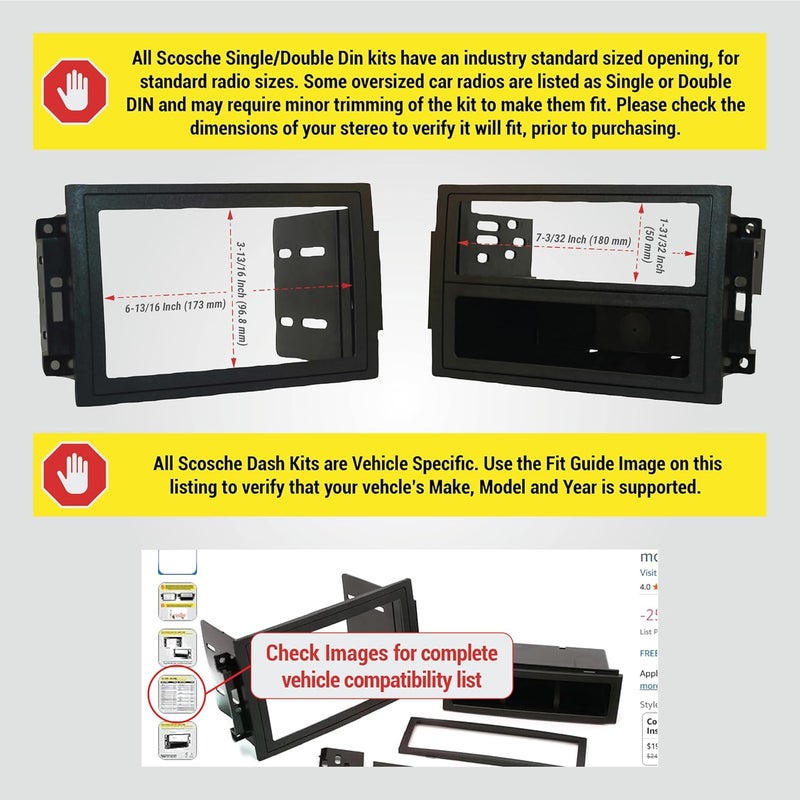Scosche CR1289B Dash Kit for Chrysler/Dodge/Jeep - Image 2