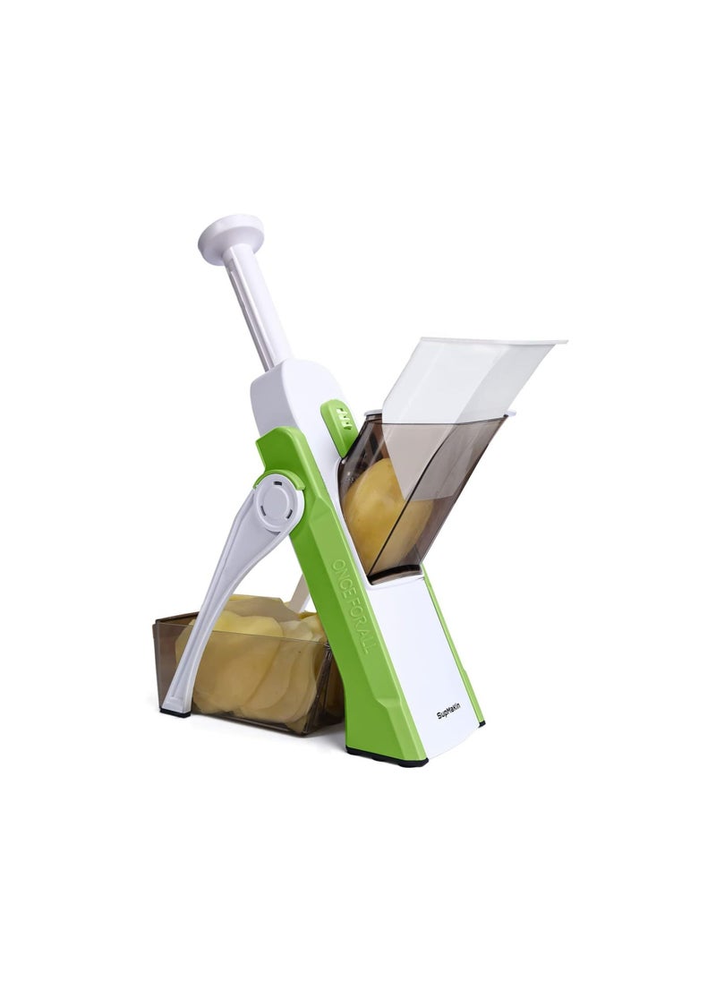 Generic - SliceMaster Turbo Slice: 30 Cuts, Mandoline Slicer Food Chopper, ALL IN ONE : Slicer, Chopper, Grater, Dicer, French Fry Cutter - Image 1