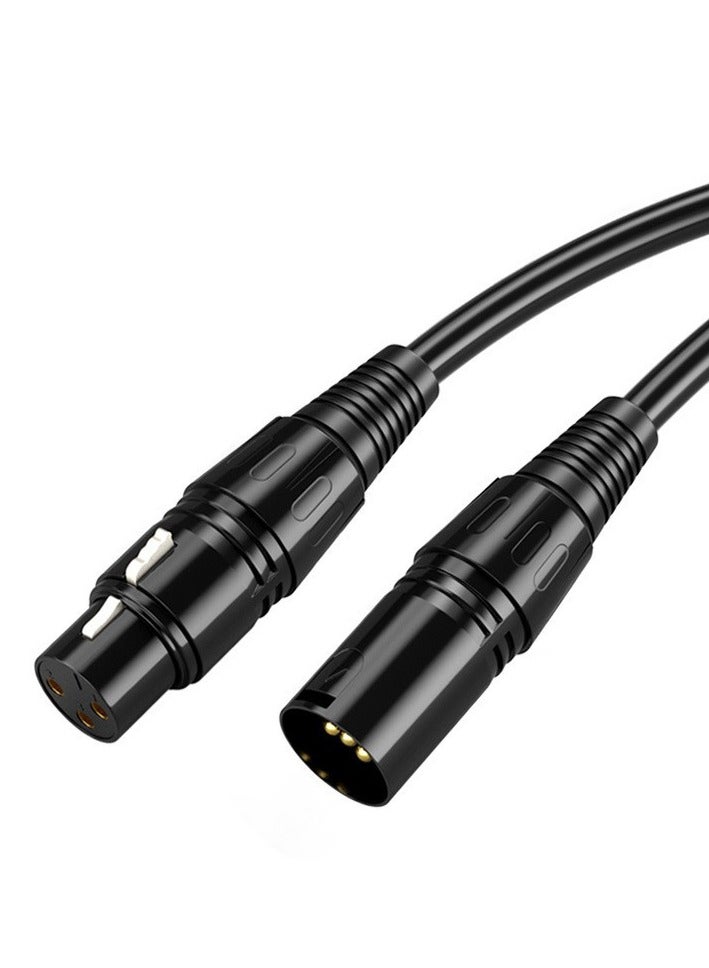 XLR Microphone Cable Male To Female 3 Pin Cannon Balanced Extension Cable for Recording Applications, Mixers, Speaker Systems, DMX Lights,Mixer,Amplifiers (5 Meters) - Image 1