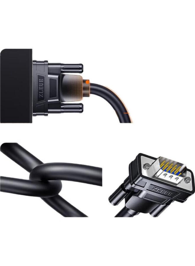 Zleue Vga Cable, 1080P Hd Video Cable, 3 Meters, Computer Tv Projector Monitor Connection Cable, Vga 3+6 Pin Oxygen-Free Copper Data Signal Cable, Zl-V03 - Image 1